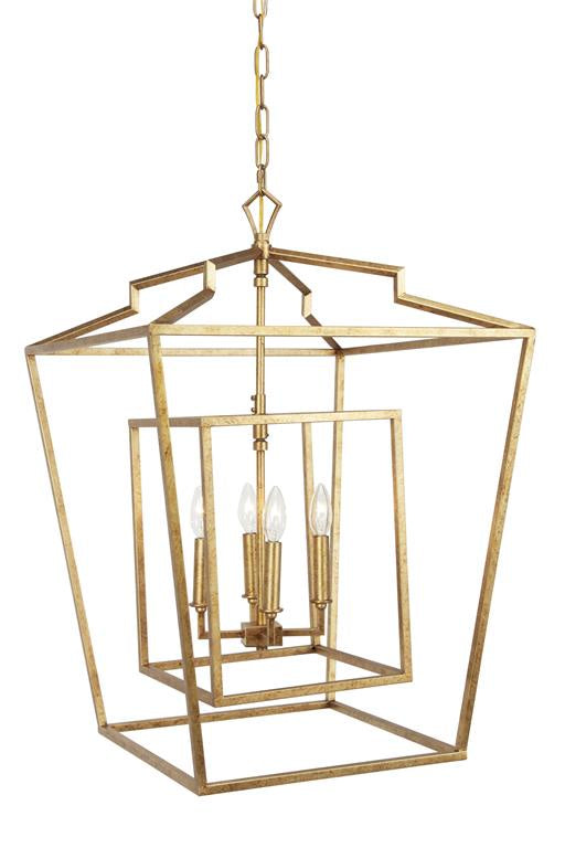 Gold Metal Chandelier