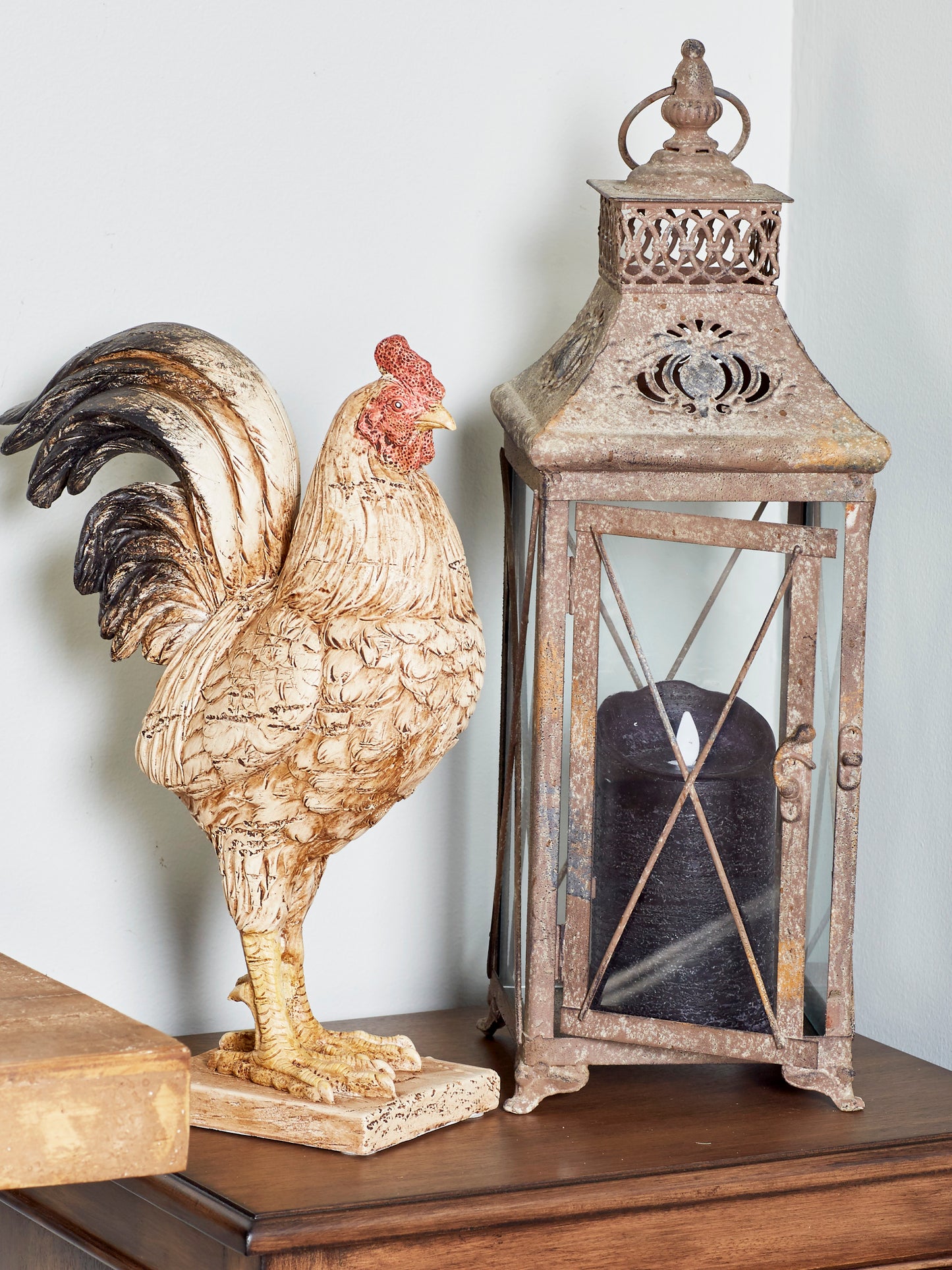 Black Flameless LED Wax Candle, Set of 3