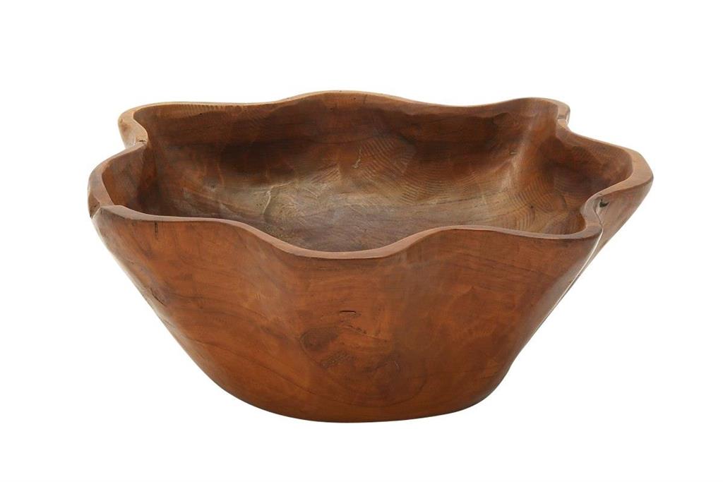 Teak Live Edge Decorative Bowl