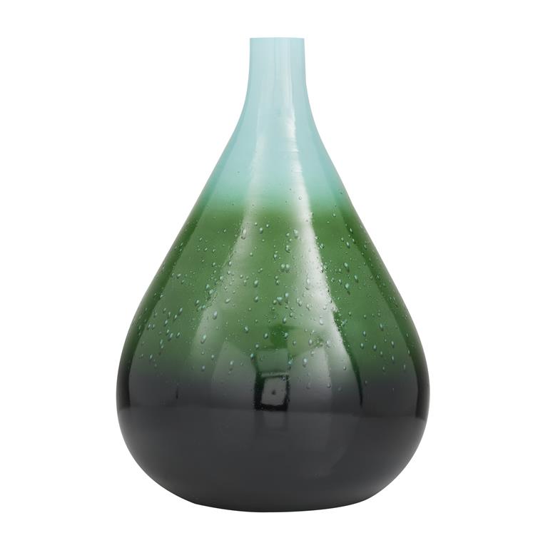 Green Glass Vase