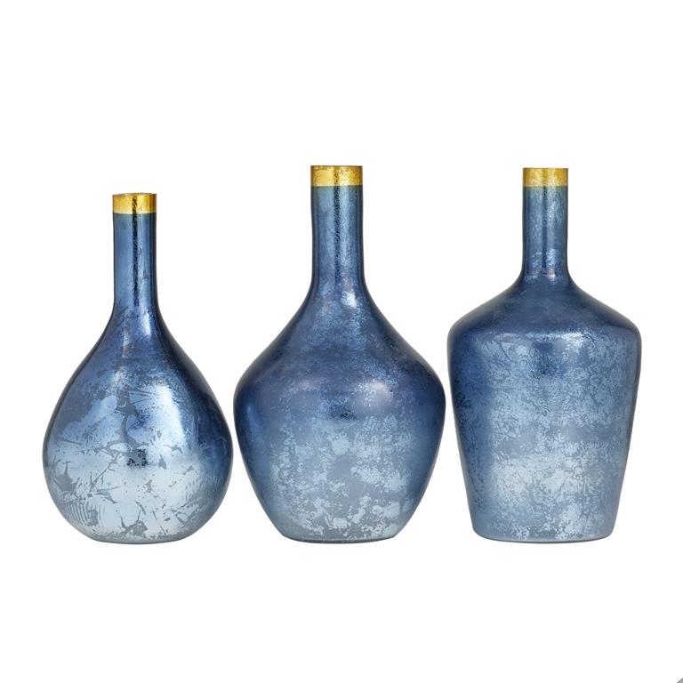 Blue Glass Vase (Various Styles)