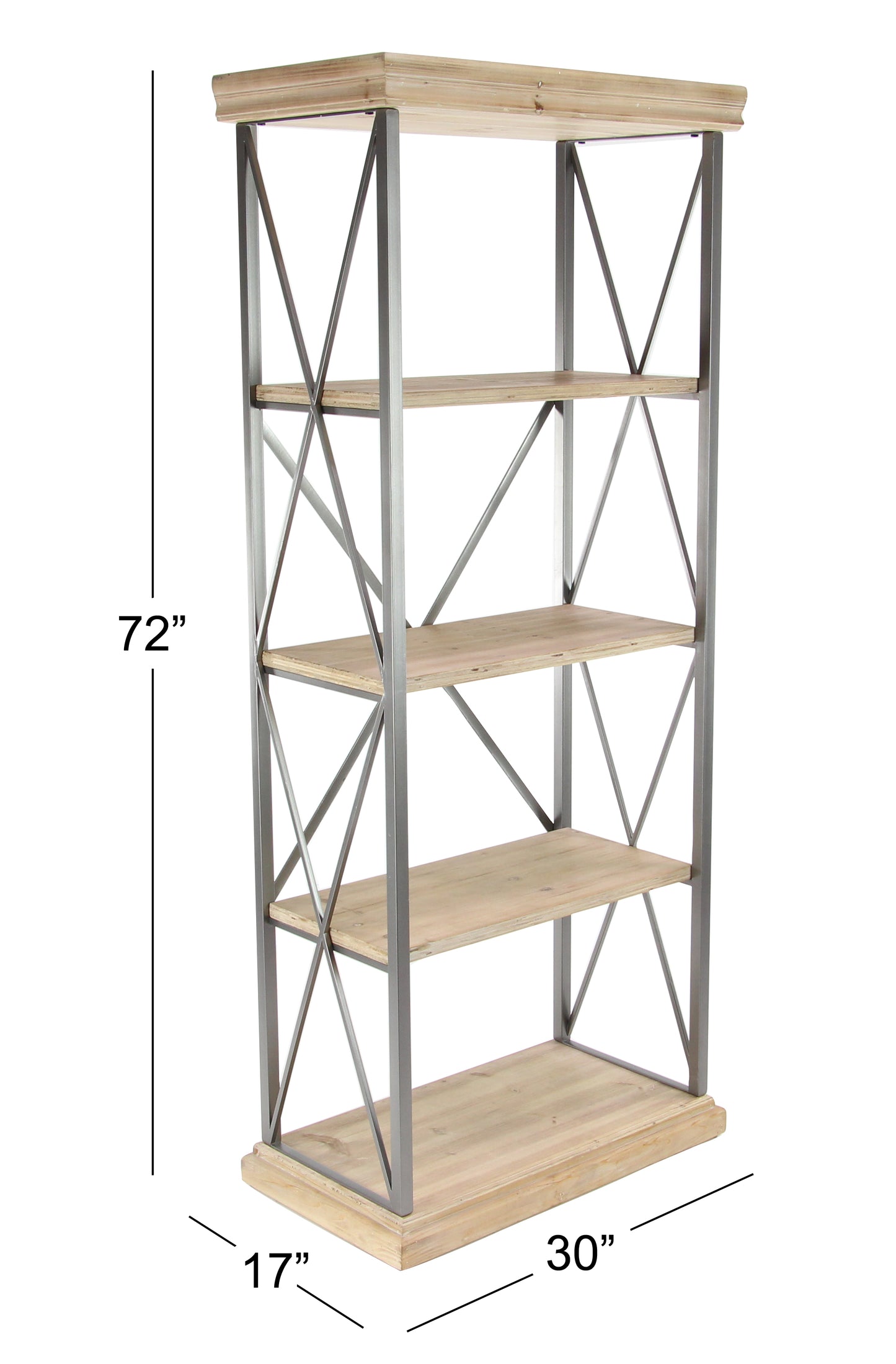Wood & Metal Shelf