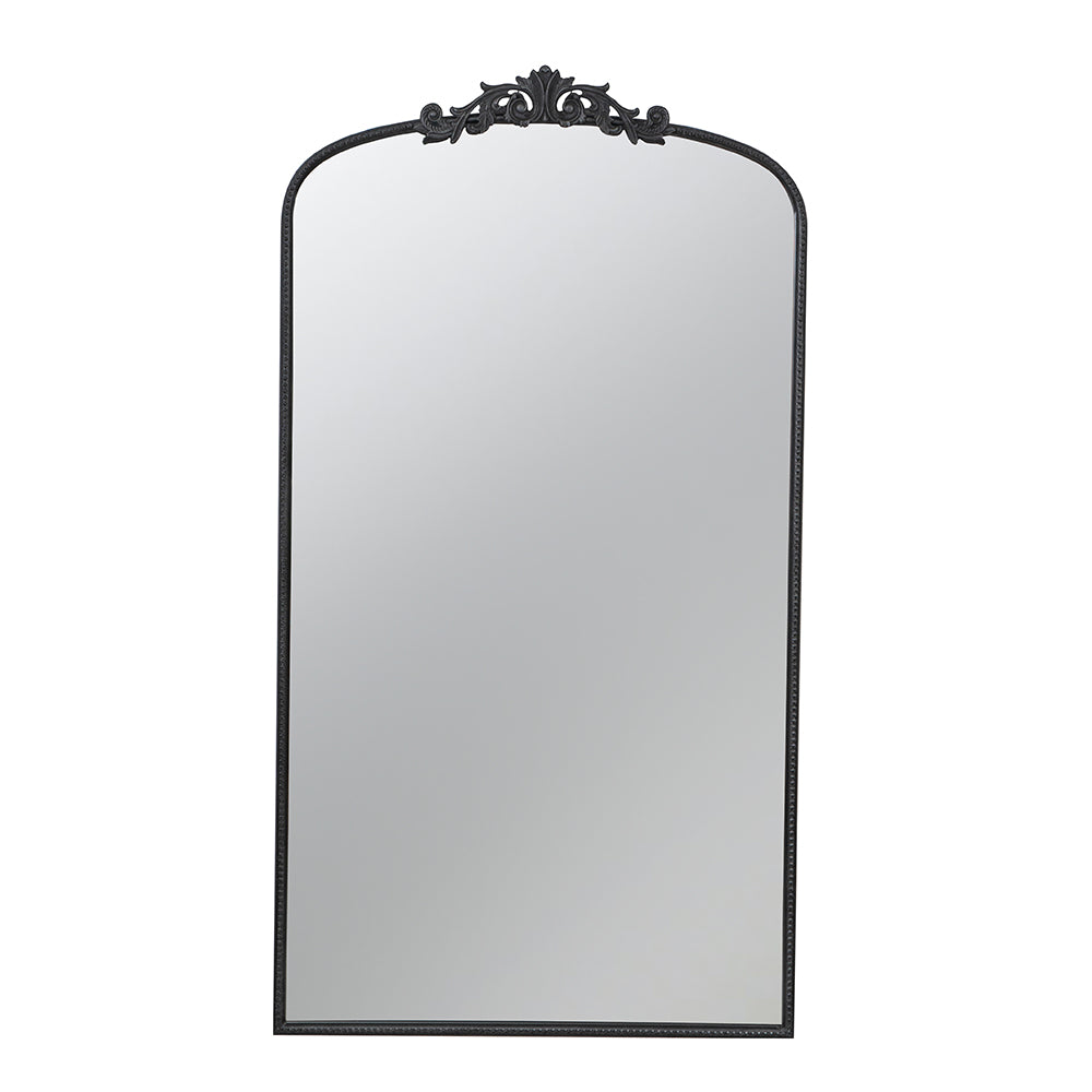 Black Baroque Mirror, Extra Tall