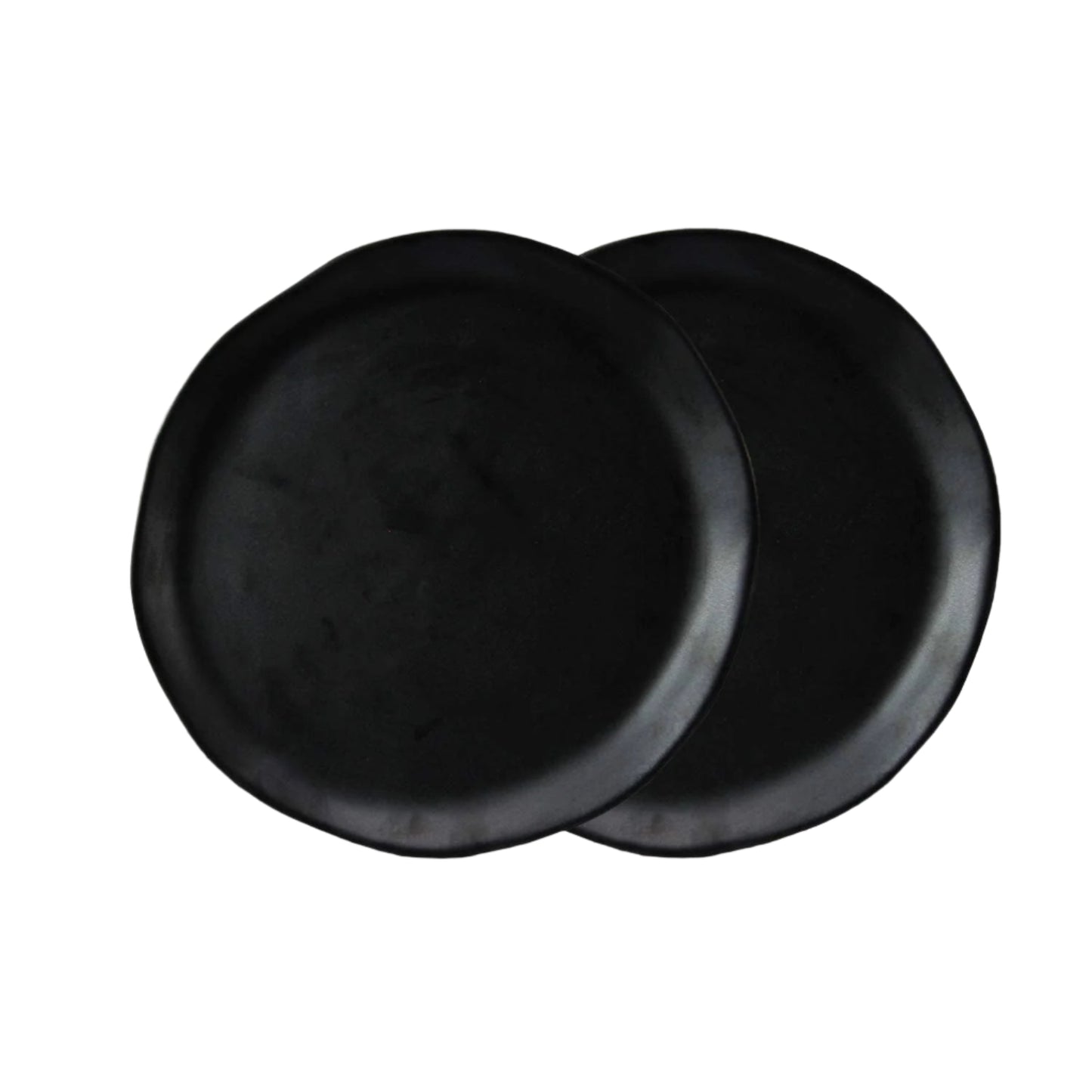 Stoneware Matte Black Dinner Plate
