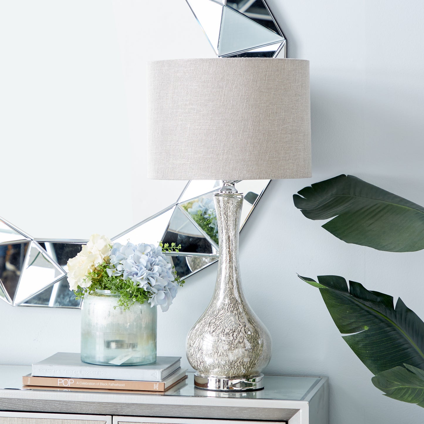Glam Glass Table Lamp
