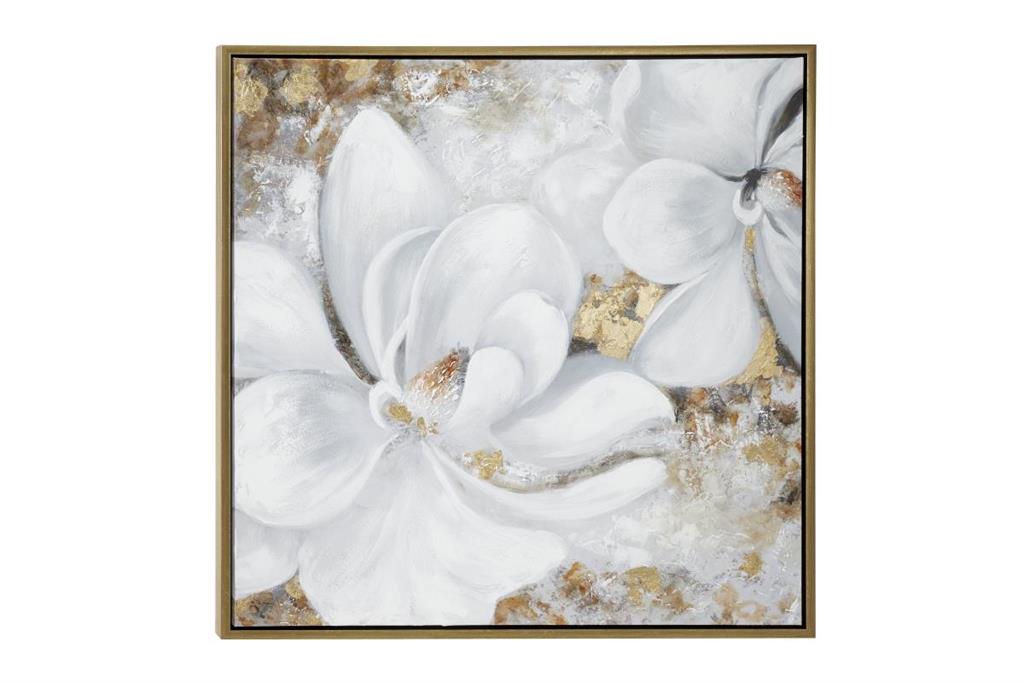 White Country Canvas Wall Art