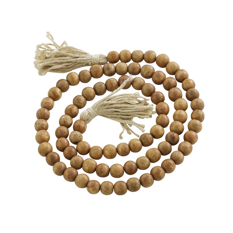 Wood Bead Garland (Various Colors)