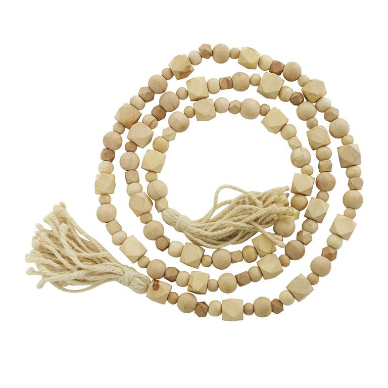 Wood Bead Garland (Various Colors)