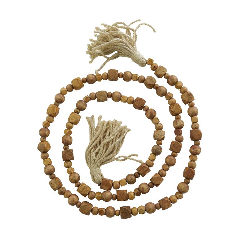 Wood Bead Garland (Various Colors)