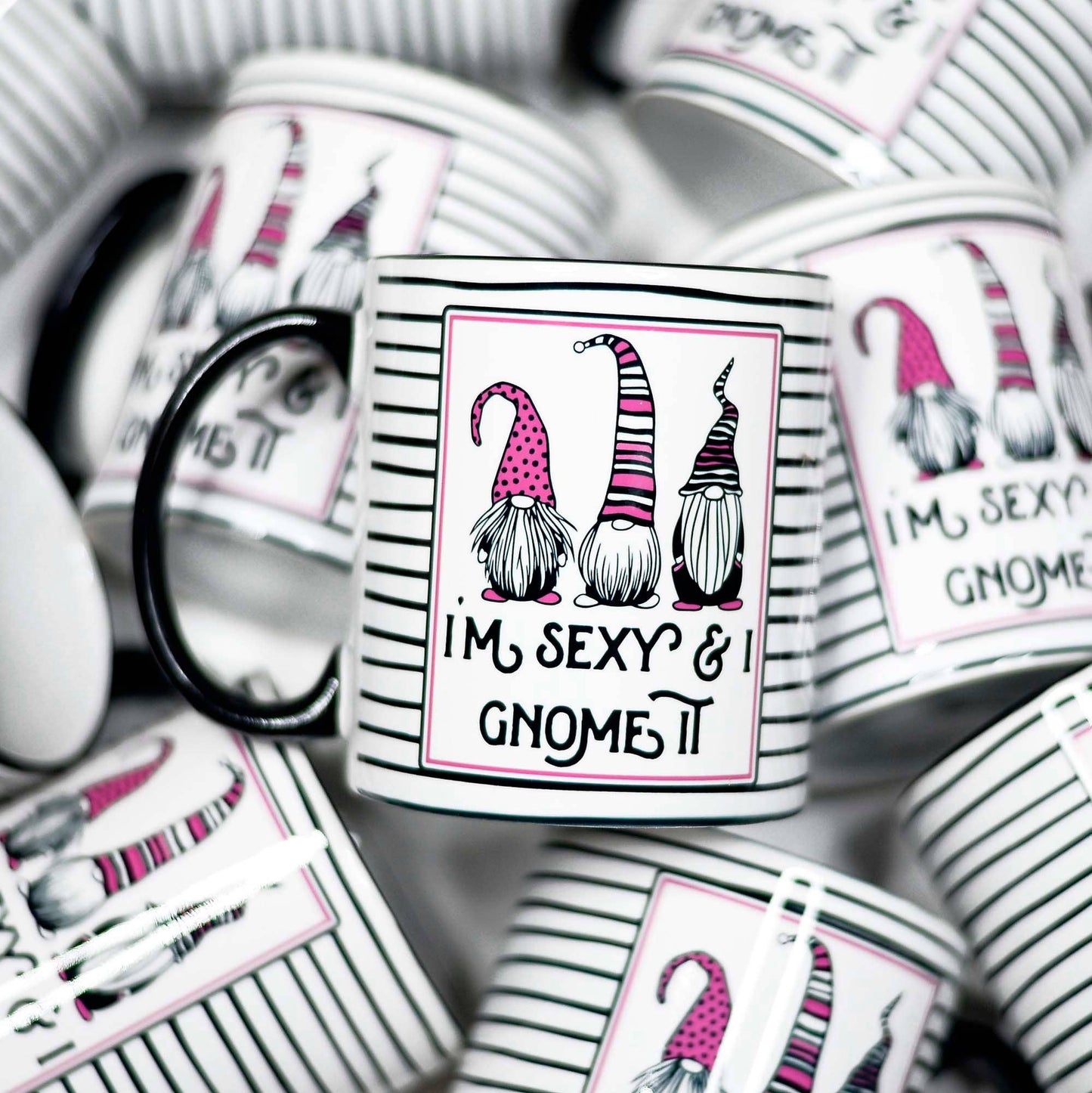 I'm Sexy & I Gnome It Valentine's Ceramic Mug