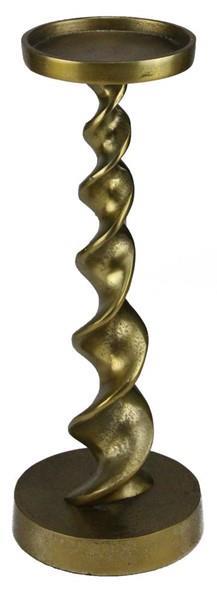 Aluminum Candleholder, Antique Gold (Various Sizes)