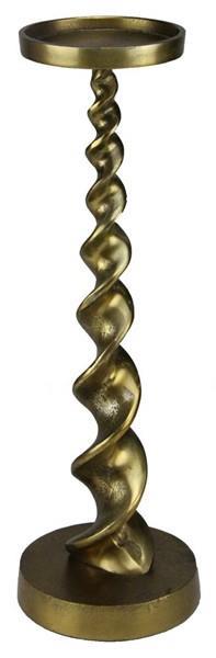 Aluminum Candleholder, Antique Gold (Various Sizes)