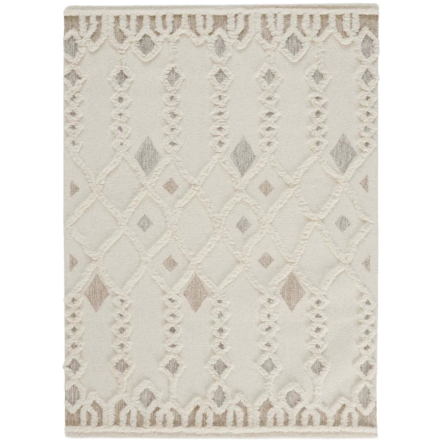 Anica Rug, Ivory (Various Sizes)
