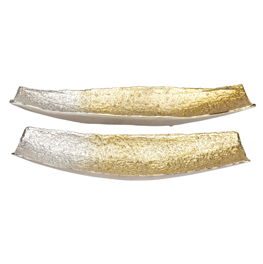Gold and Silver Ombre Trays (Various Sizes)
