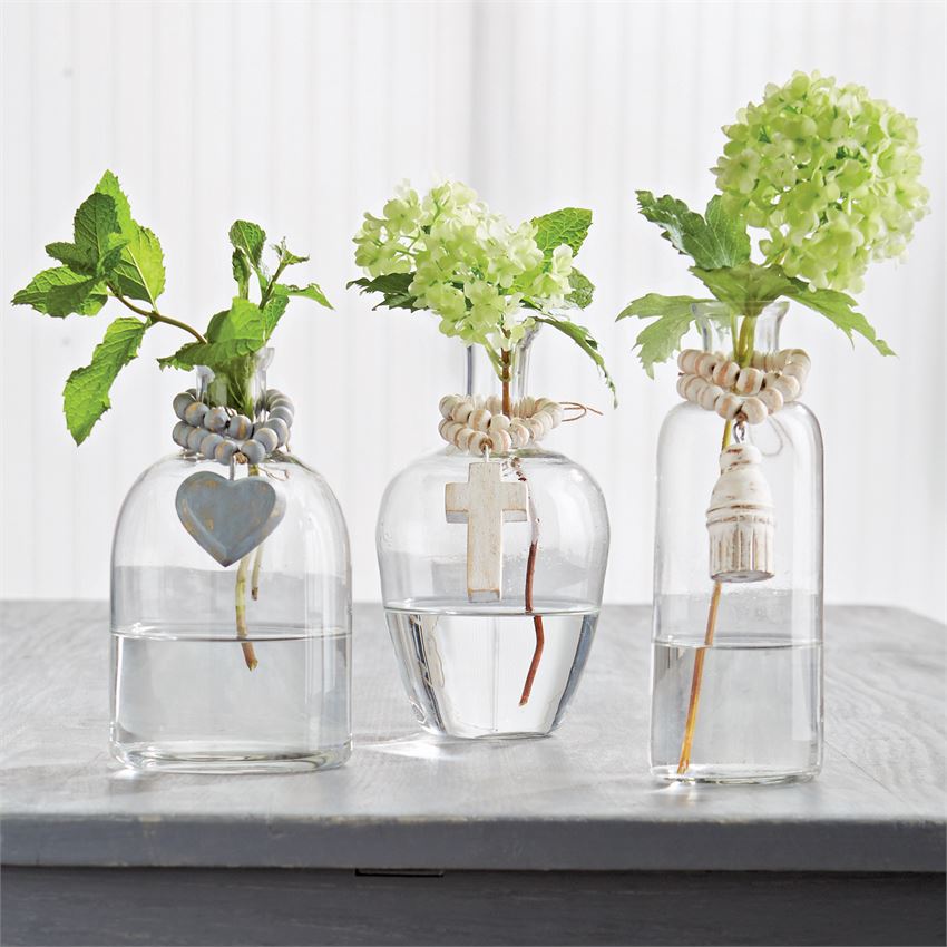 Blessing Bead Glass Vase (Various Styles)