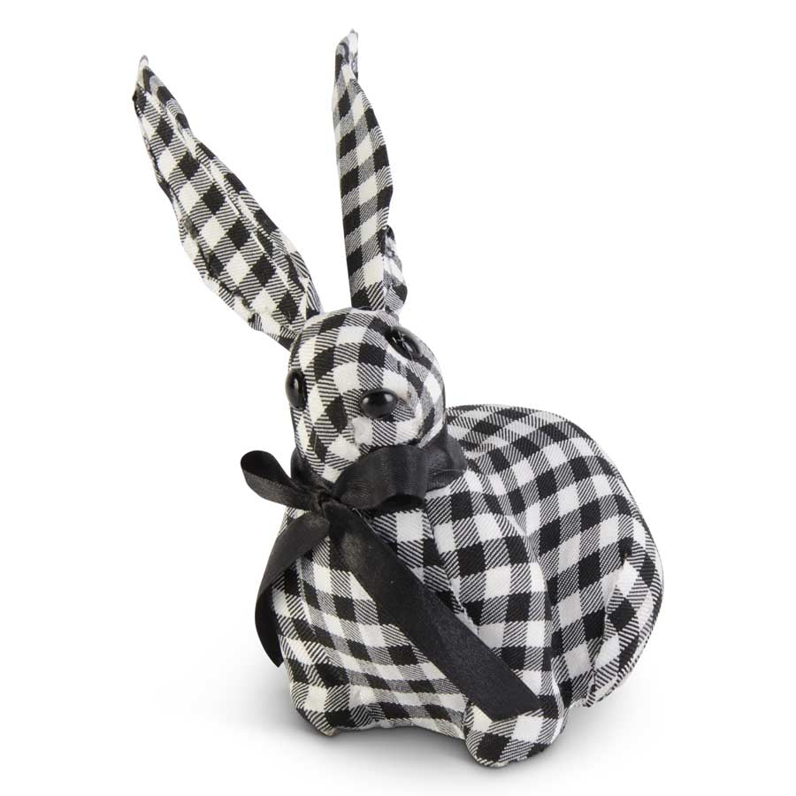 Black and White Gingham Bunny (Various Styles)