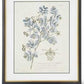 Blue Arbor Print in Black with Gold Frame (Various Styles)