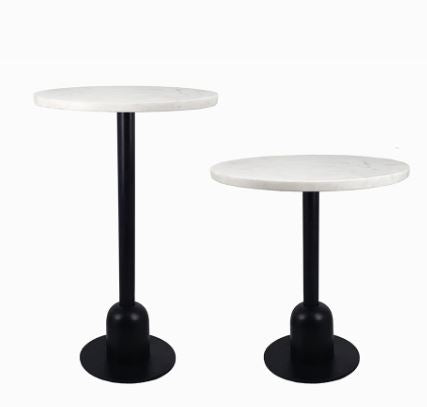 Orman Marble Accent Tables, Set of 2