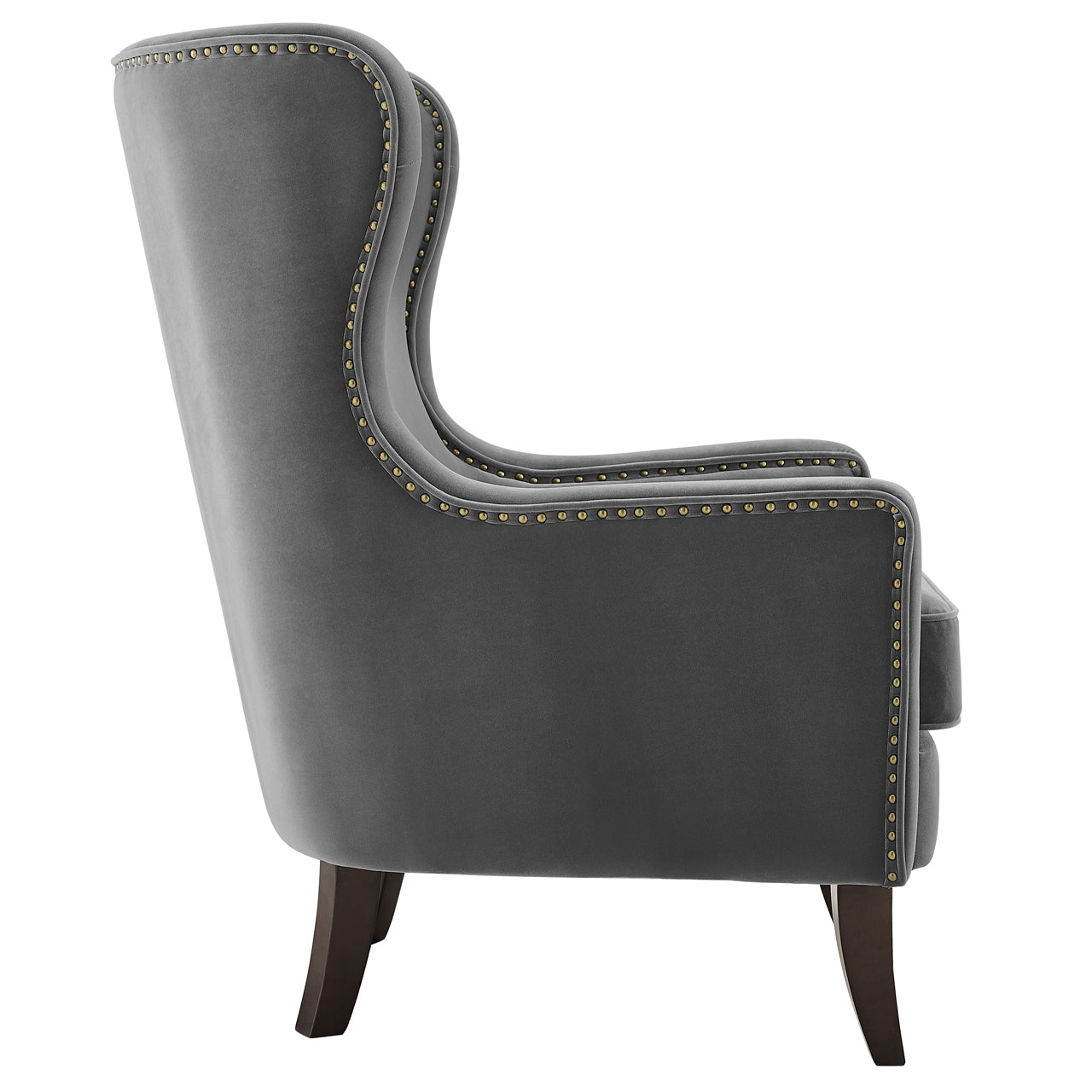 Rachel Velvet Wingback Chair