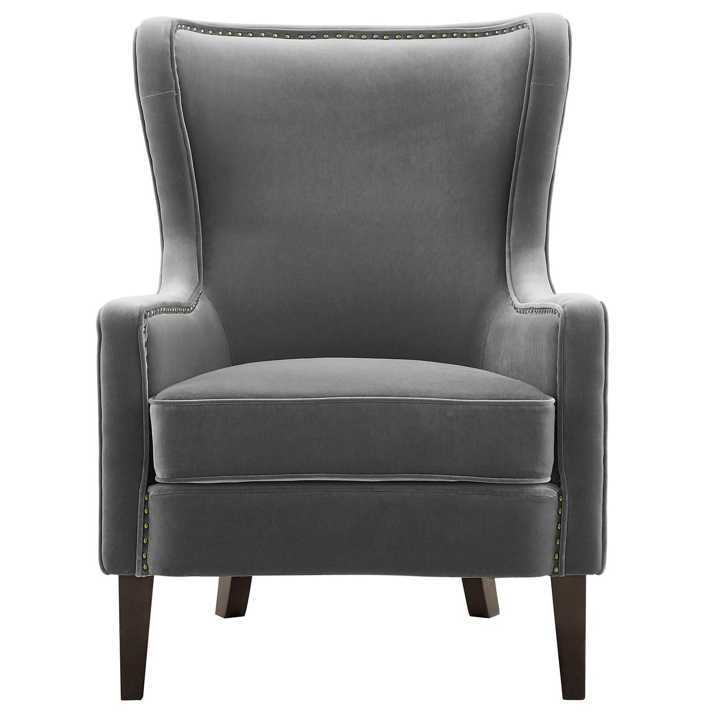 Rachel Velvet Wingback Chair