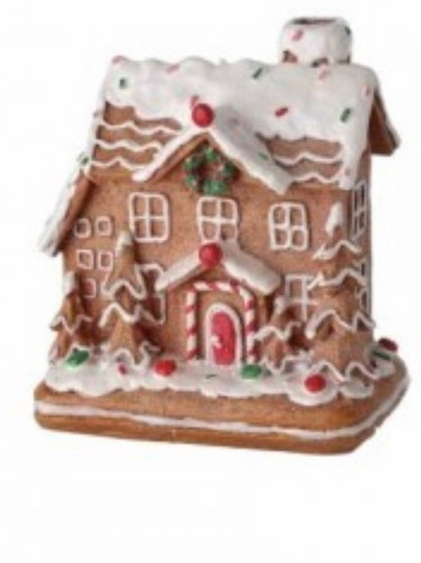 Small Resin Gingerbread House (Various Styles)