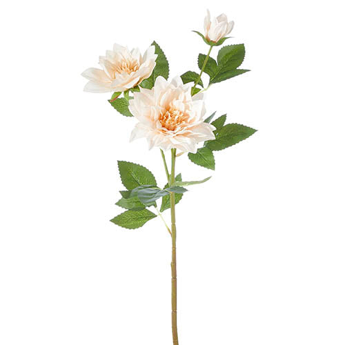 25.5" Real Touch Dahlia Spray, Peach