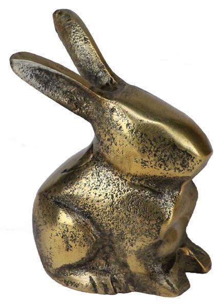 Aluminum Sitting Rabbit (Various Sizes)
