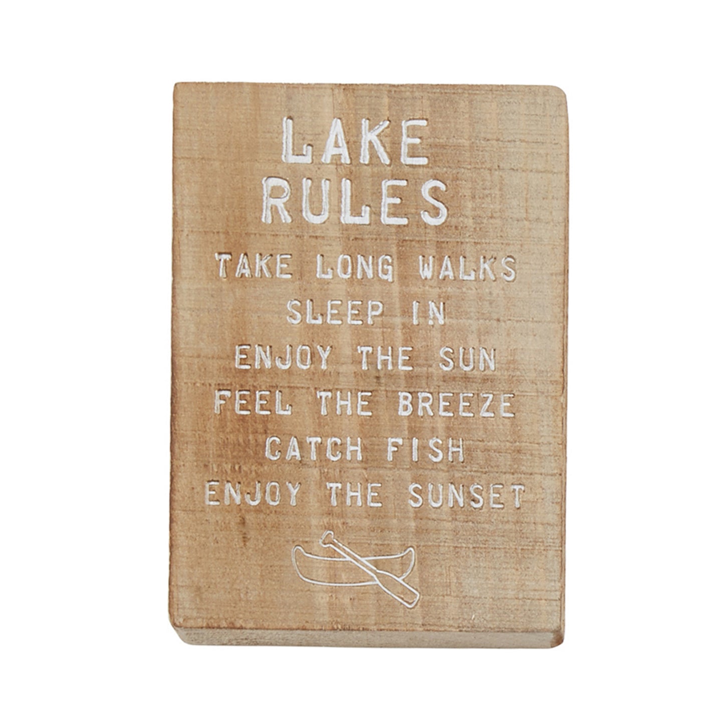 Large Lake Plaque