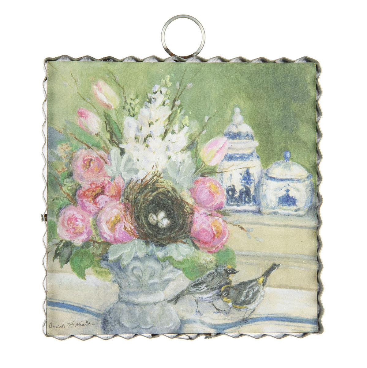 Roses & Warblers Mini Gallery Print