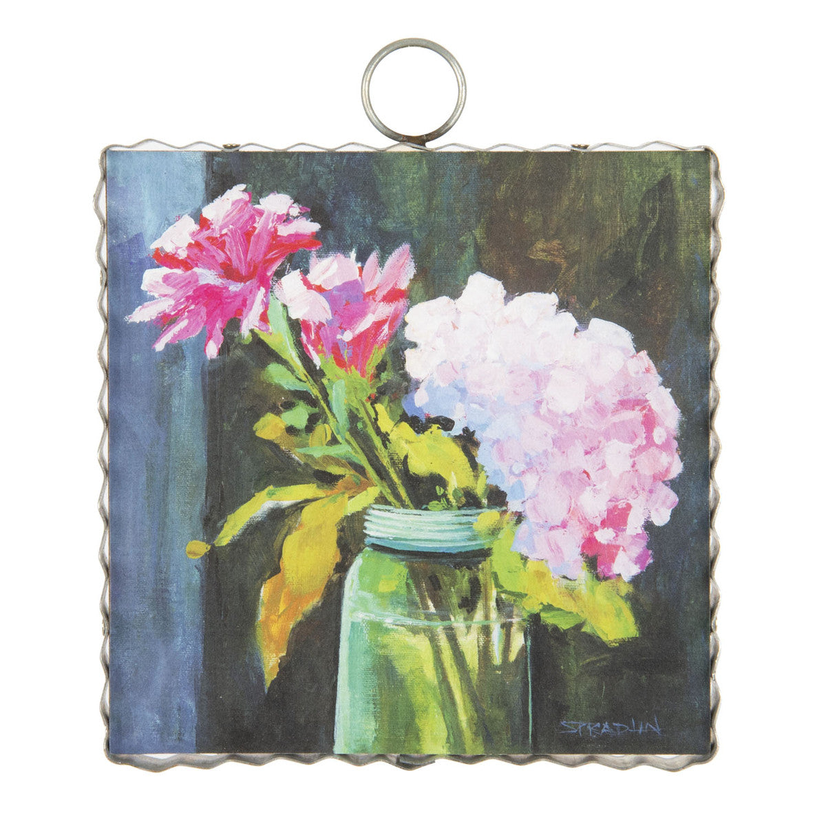 Mason Jar Pinks Mini Gallery Print