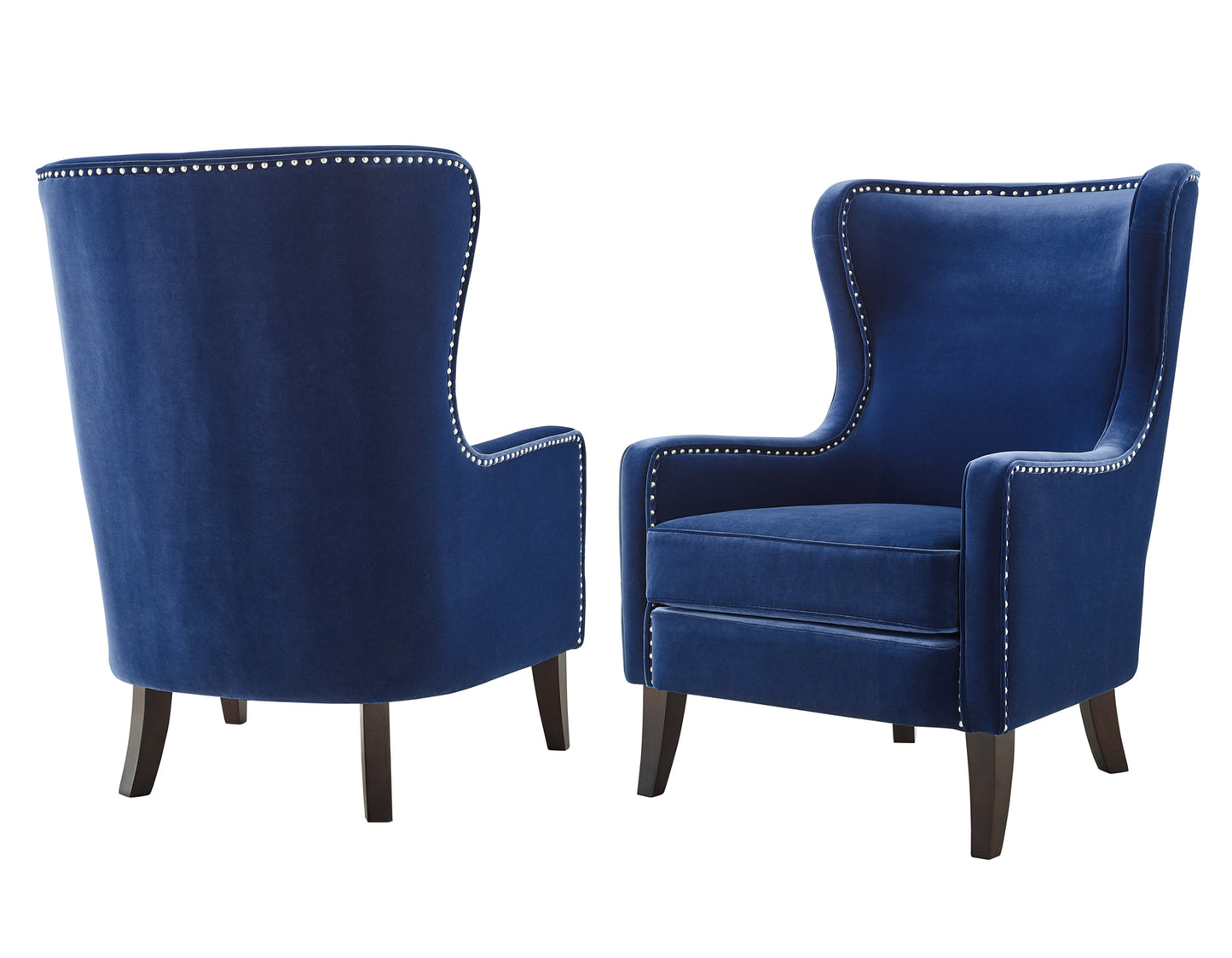Rachel Velvet Wingback Chair