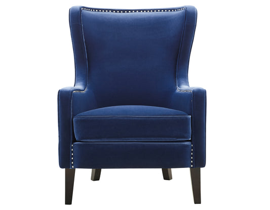 Rachel Velvet Wingback Chair