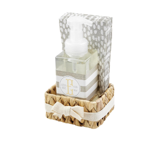 Initial Soap & Towel Basket (Various Letters)