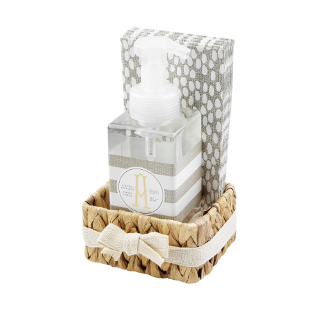 Initial Soap & Towel Basket (Various Letters)