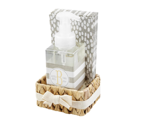 Initial Soap & Towel Basket (Various Letters)