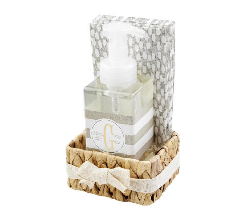 Initial Soap & Towel Basket (Various Letters)