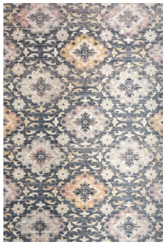 Kyra Rug, Gray/Yellow (Various Sizes)