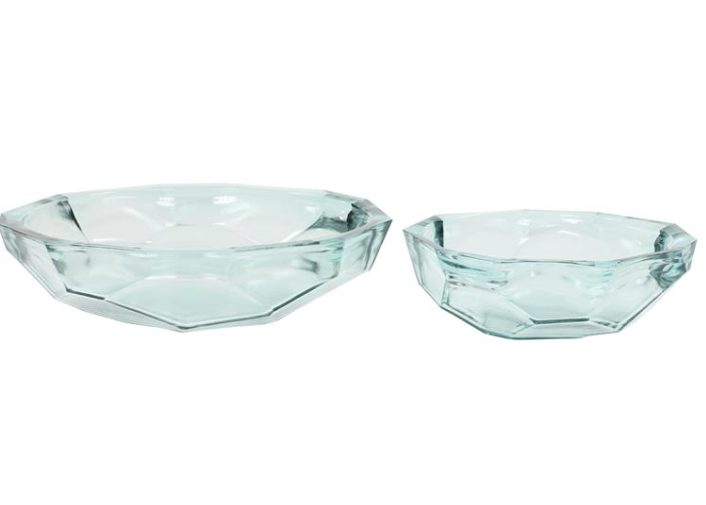 Hammered Decorative Bowls, Set of 2