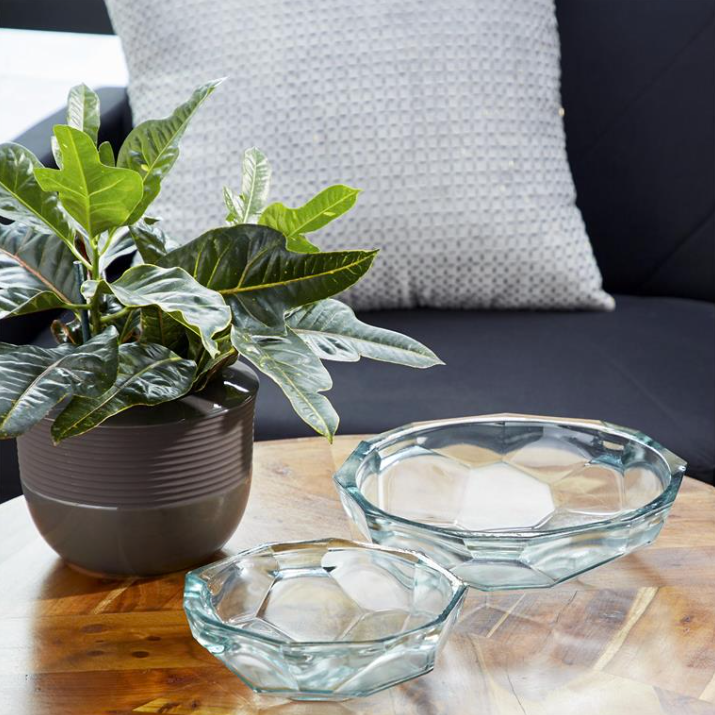 Hammered Decorative Bowls, Set of 2