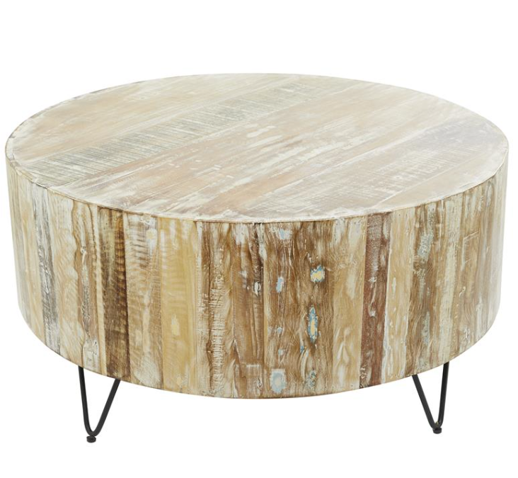 Mango Wood Modern Coffee Table