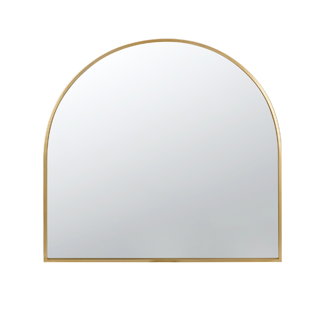 Gold Mirror with Rounded Top