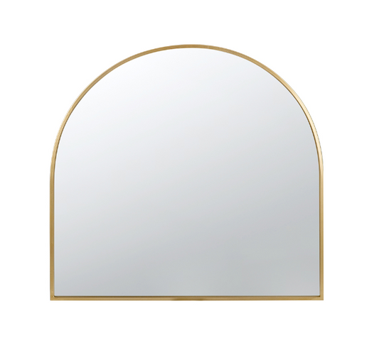 Gold Mirror with Rounded Top