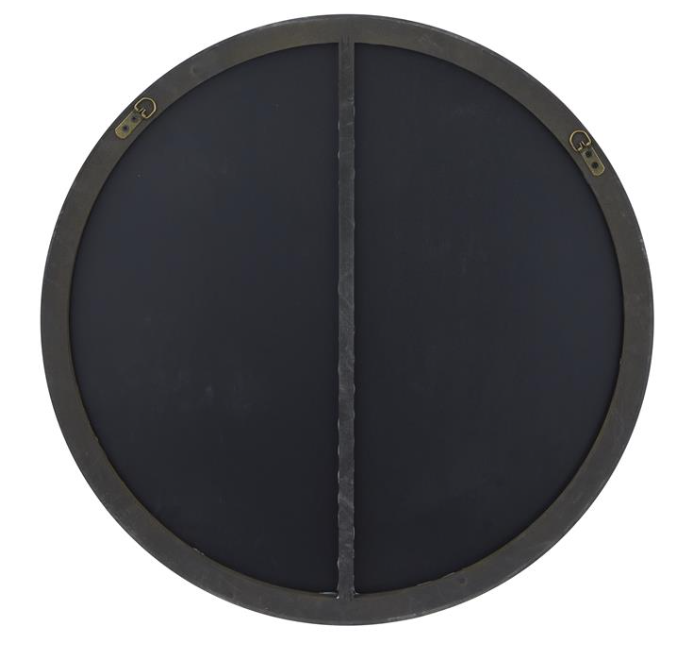 Gold Wood Contemporary Wall Mirror