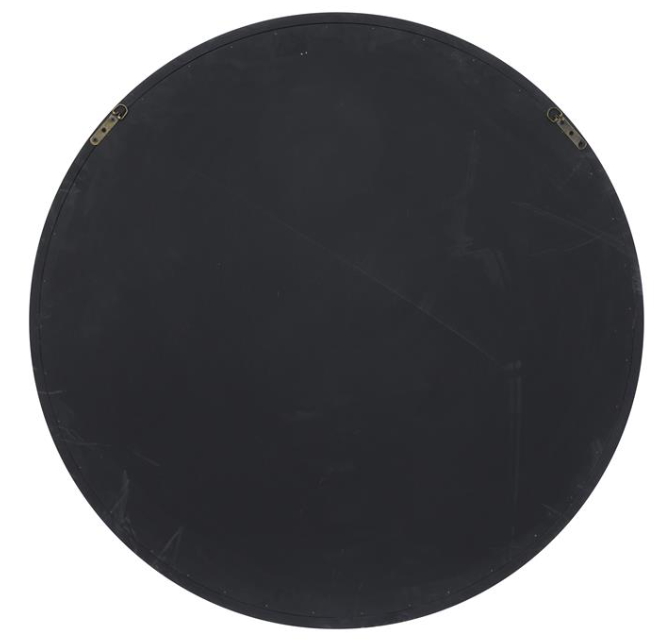 Black Wood Contemporary Wall Mirror
