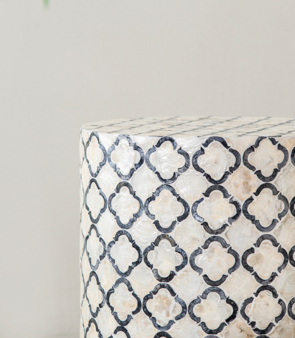 Capiz Accent Table