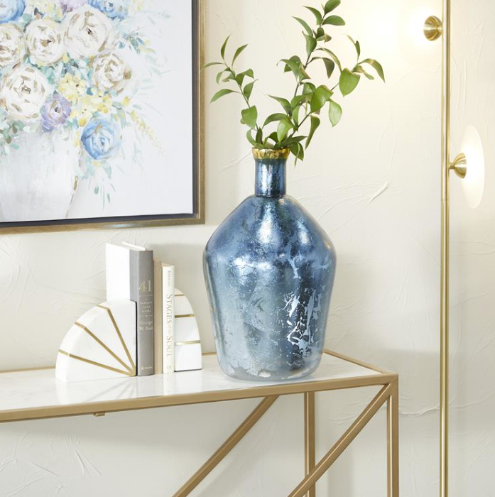 Blue Ombre Vase, Tall
