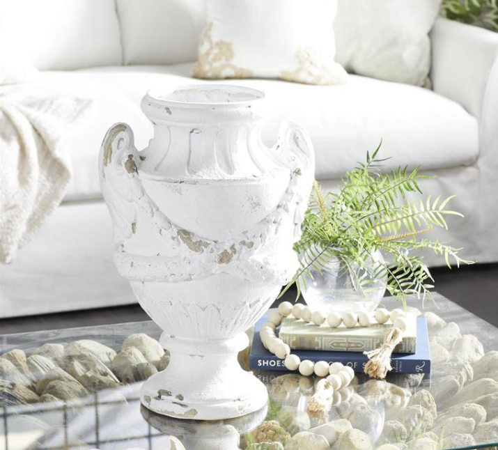 Distressed Urn Style Vase