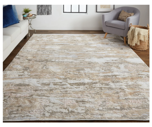 Laina Rug, in Beige/Gray (Various Sizes)