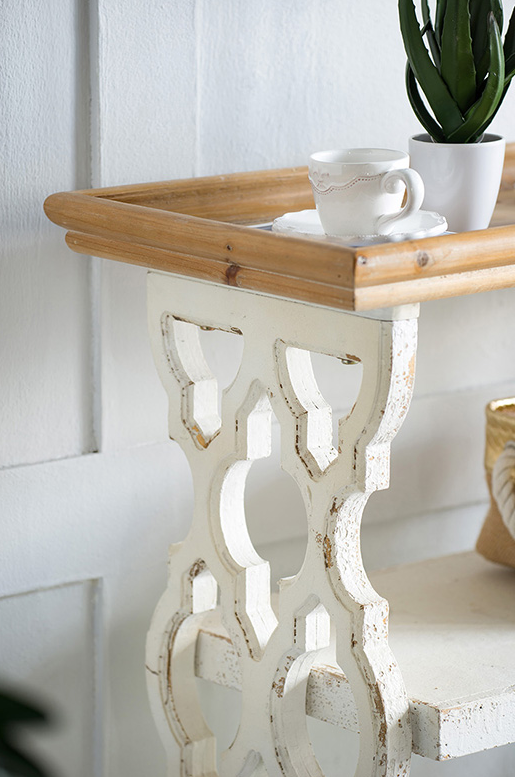 Wooden Distressed Shelf