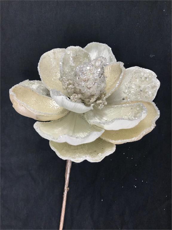 28.5” Icy Magnolia Stem, Pearl